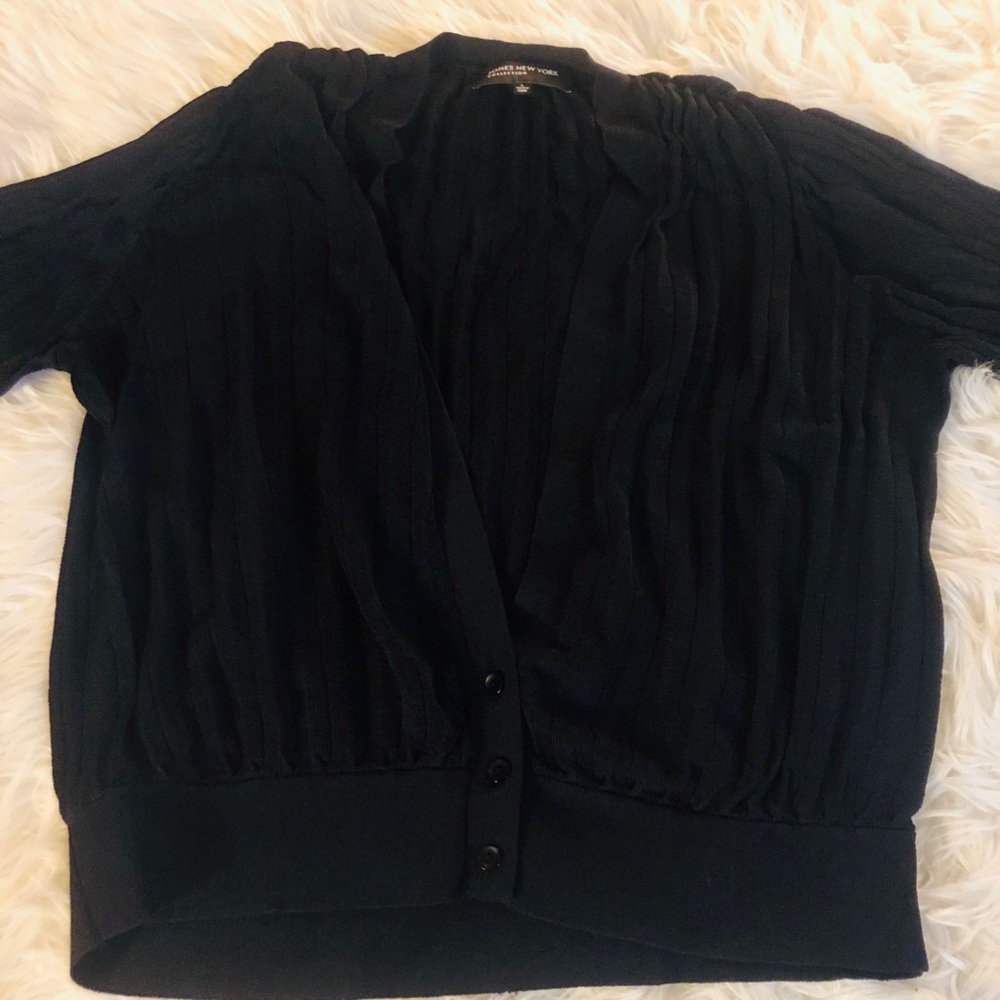 Black cardigan